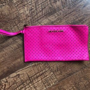 Michael Kors Saffiano Leather Wristlet